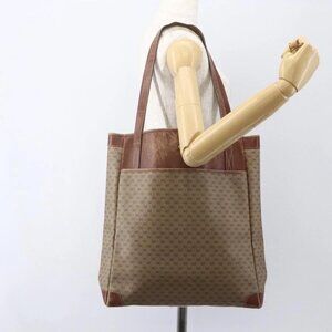 GUCCI Micro GG Supreme Tote Bag PVC Leather Beige Gold 002 115 0135 Auth 151663
